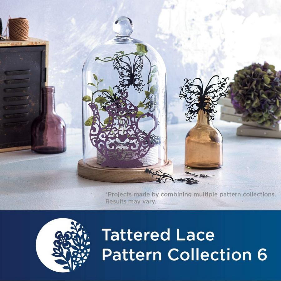 Brother Tattered Lace Pattern Collection 6, 20 Designs - Sewingmachinesplus.com