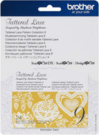 Brother Tattered Lace Pattern Collection 9, 24 Designs - Sewingmachinesplus.com