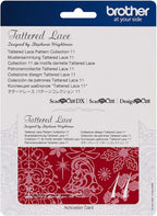 Brother Tattered Lace Pattern Collection 11, 15 Designs - Sewingmachinesplus.com