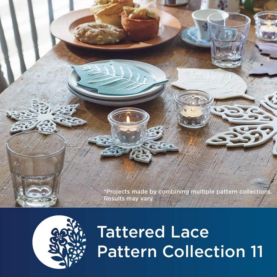 Brother Tattered Lace Pattern Collection 11, 15 Designs - Sewingmachinesplus.com