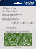 Brother Tattered Lace Pattern Collection 12, 16 Designs - Sewingmachinesplus.com