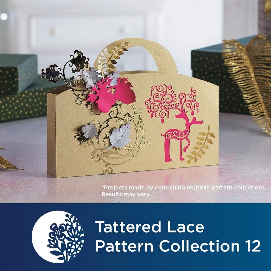Brother Tattered Lace Pattern Collection 12, 16 Designs - Sewingmachinesplus.com