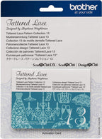 Brother Tattered Lace Pattern Collection 13, 22 Designs - Sewingmachinesplus.com