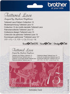 Brother Tattered Lace Pattern Collection 15, 21 Designs - Sewingmachinesplus.com