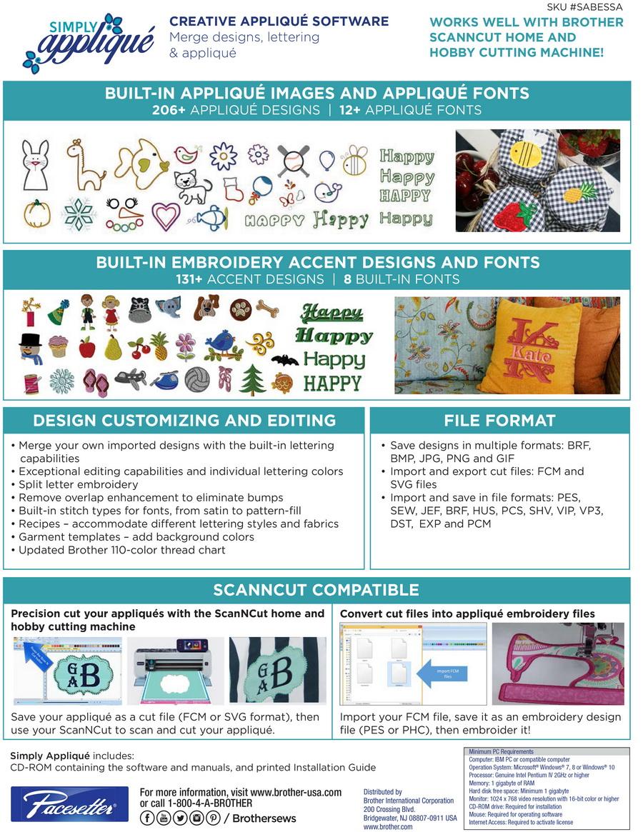 Simply Applique - Creative Applique Software