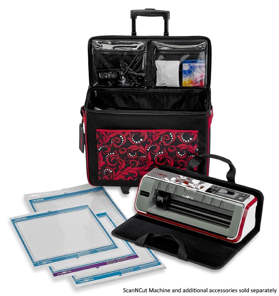 Scan N Cut Rolling Tote Bag - RED