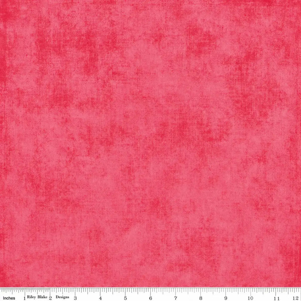 Shades Raspberry quilting fabric with subtle mottled tonal texture by Riley Blake Designs