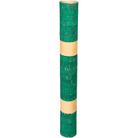 Rolled Cork Fabric Emerald and Silver Pattern CACORKEM
