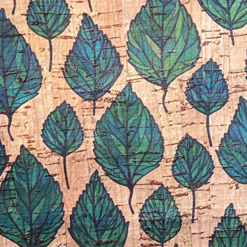 Cork Fabric Leaves Pattern CACORKLE - Sewingmachinesplus.com