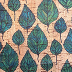 Cork Fabric Leaves Pattern CACORKLE - Sewingmachinesplus.com