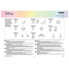 Brother Disney Cinderella and Ariel Paper Craft Collection for ScanNCut Activation Card, CanvasWorkspace, 30 Patterns - Sewingmachinesplus.com