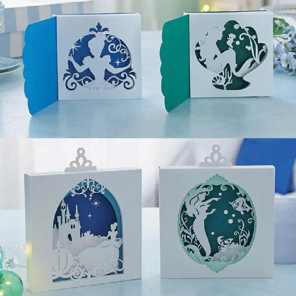 Brother Disney Cinderella and Ariel Paper Craft Collection for ScanNCut Activation Card, CanvasWorkspace, 30 Patterns - Sewingmachinesplus.com