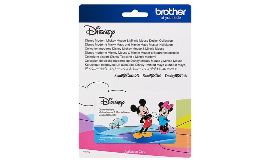 Brother Disney Mickey Mouse and Minnie Mouse Pattern Collection, 45 Patterns - Sewingmachinesplus.com