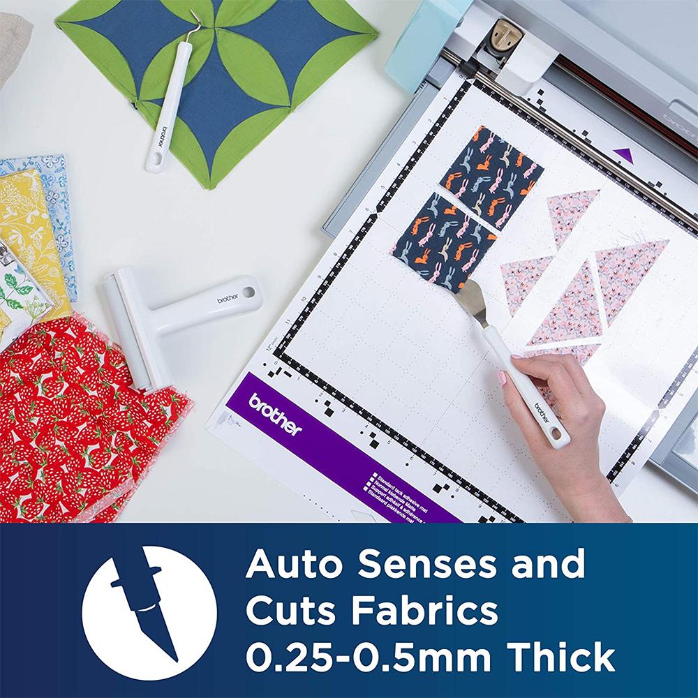 Brother Thin Fabric Auto Blade Holder For Use with ScanNCut Thin Fabric Auto Blade (CADXBLDQ1, Not Included)