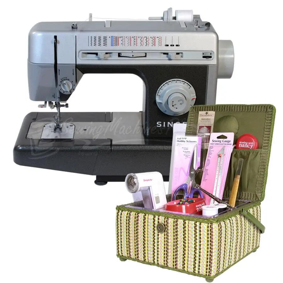 Singer CG - 590 w/ 11 Extra Feet + Basket Kit HOLIDAY Package - Sewingmachinesplus.com