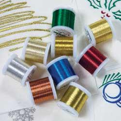 Christmas Glitz Metallic Thread Pack