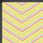 Chevron Stripe Yellow Quilting Fabric