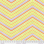 Chevron Stripe Yellow Quilting Fabric
