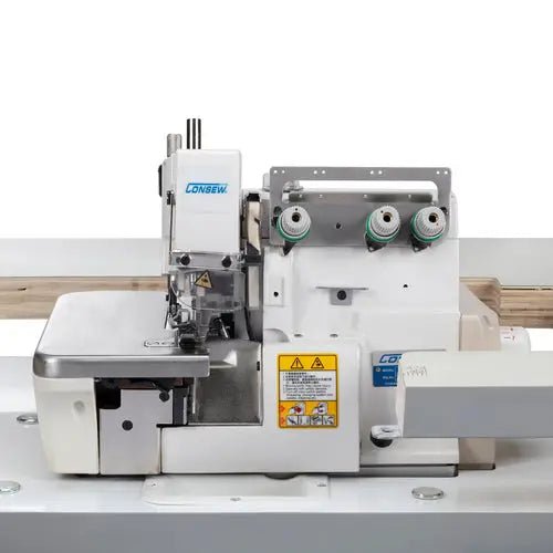 Consew CM793 serger with two-needle, three-thread overlock, assembled table and servo motor