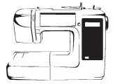 Schematic diagram of a sewing machine