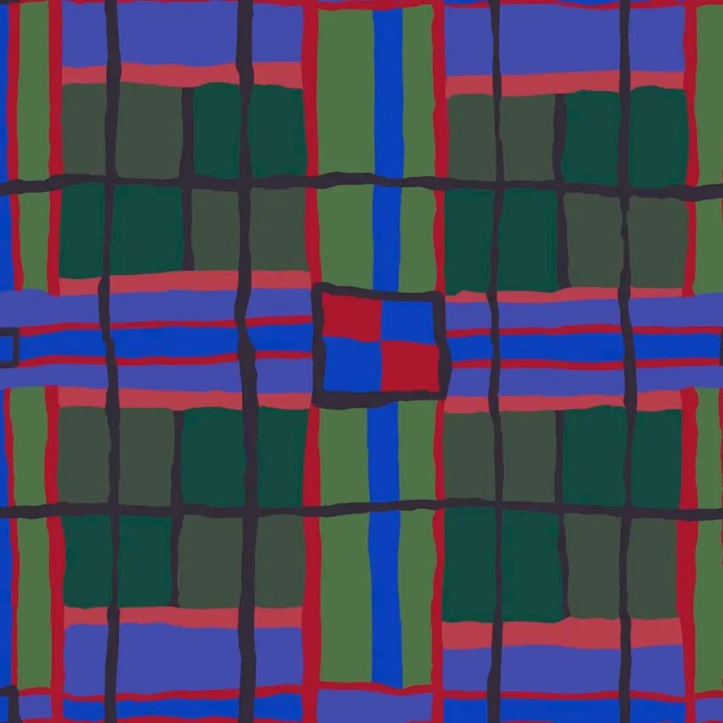 Checkmate - Dark Quilting Fabric