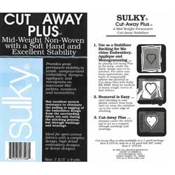 Sulky Cut Away Plus Stabilizer
