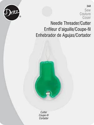 Dritz Needle Thrder w/Cutter (Box of 6) - Sewingmachinesplus.com