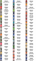 Floriani 60 Thread Colors- Dusky Delights - (Set 4) (F60TS-360)
