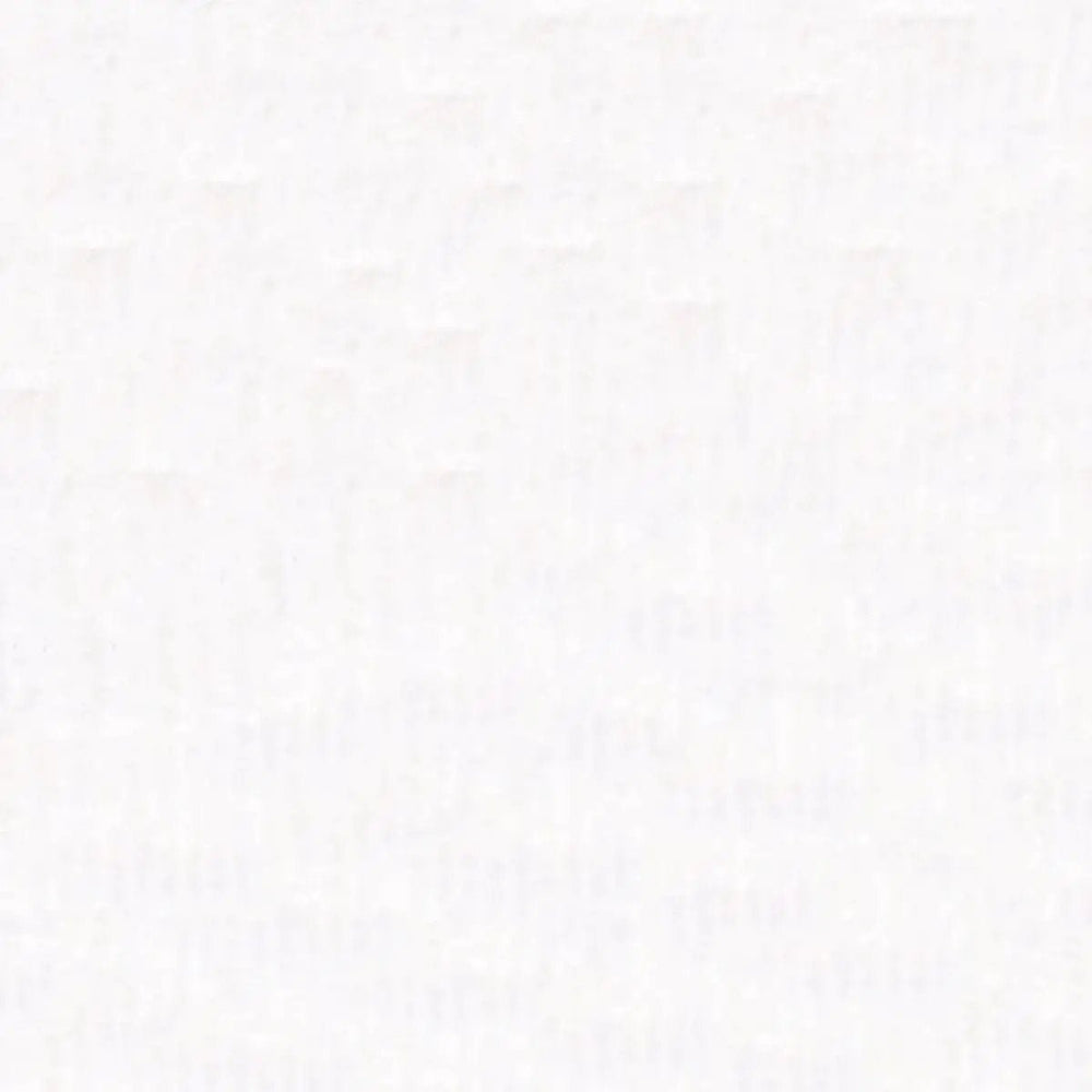 Poly Organza Solids White sheer 100% polyester organza fabric in a solid white color.