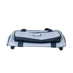 Tutto 17-inch EZ-Glide 2-wheel trolley bag, gray and black.