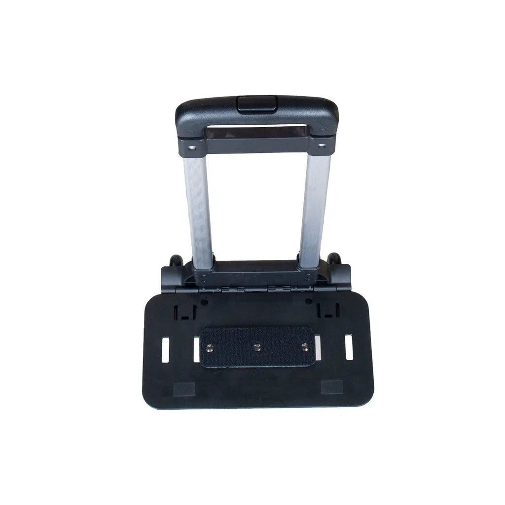 17-inch EZ-Glide 2-wheel trolley with gray rails and black base