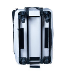 21in EZ-Glide Trolley by Tutto, gray and black craft machine case on wheels
