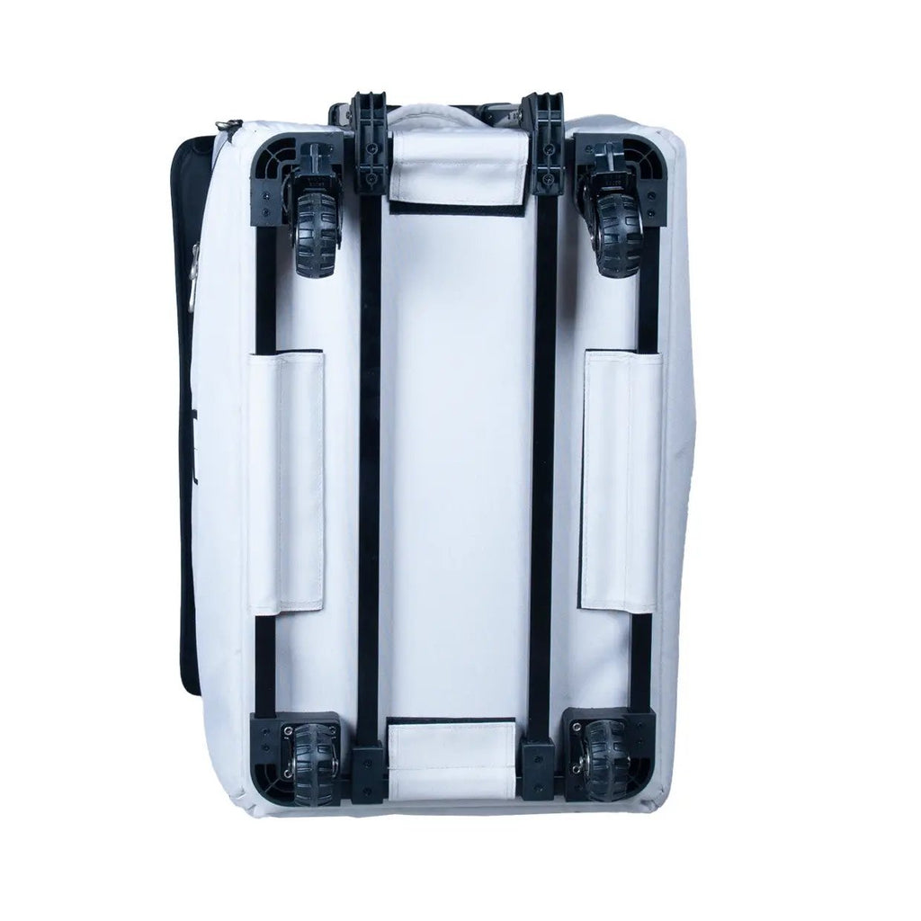 21in EZ-Glide Trolley Tutto machine bag in gray/black with wheels