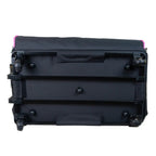 29" EZ-Glide Trolley by Tutto, black with pink trim, craft machine case