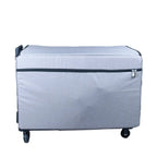 29-inch EZ-Glide trolley bag in gray fabric with black zipper and wheels