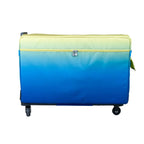 29-inch EZ-Glide trolley machine bag by Tutto in blue and lime gradient with wheels