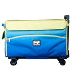 Tutto 29 EZ-Glide trolley machine bag in blue and lime green with wheels