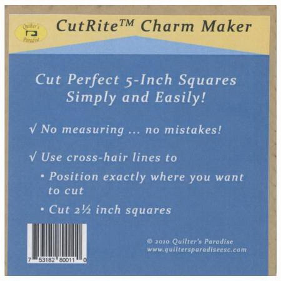 Quilters Paradise CutRite Charm Maker - Sewingmachinesplus.com