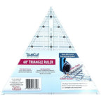Grace TrueCut 60 Degrees Triangle Equilateral Ruler - Sewingmachinesplus.com
