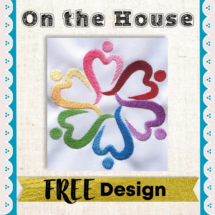 DIME Rainbow Hearts Design Thread Kit Bundle (On The House Program - Week 5) - Sewingmachinesplus.com