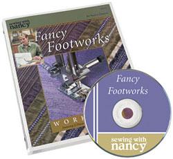 Fancy Footworks: 12 Presser Feet and How to Use Them - workbook & DVD