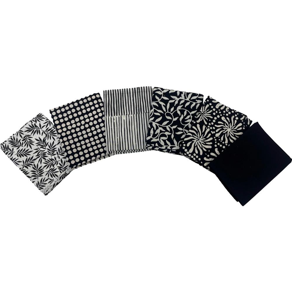 2025 Fabric Palooza Bundle #29 - Black & White Fat Quarter Bundle 6 pc