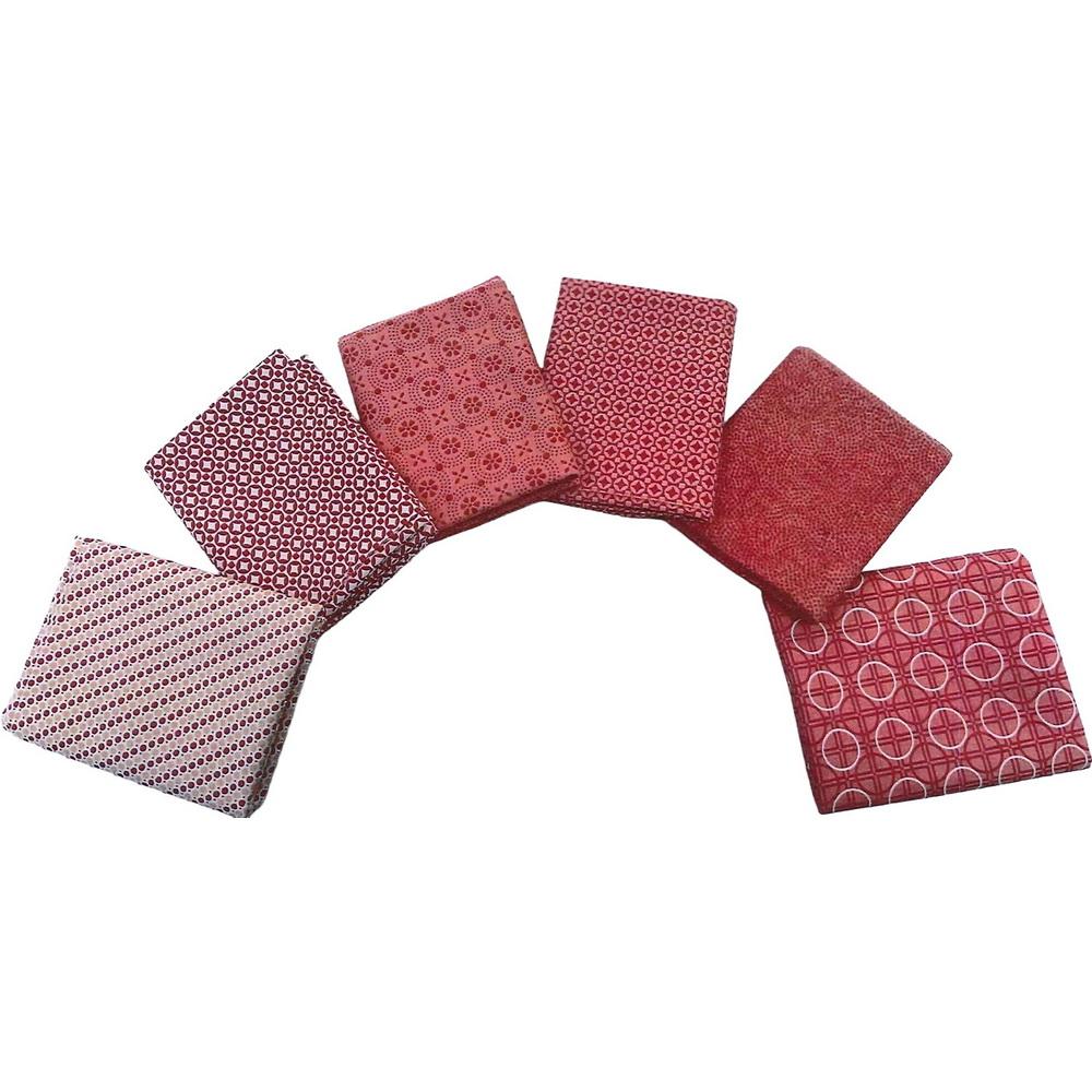 2025 Fabric Palooza Bundle #23 -  Coral Fat Quarter Bundle 6 pc