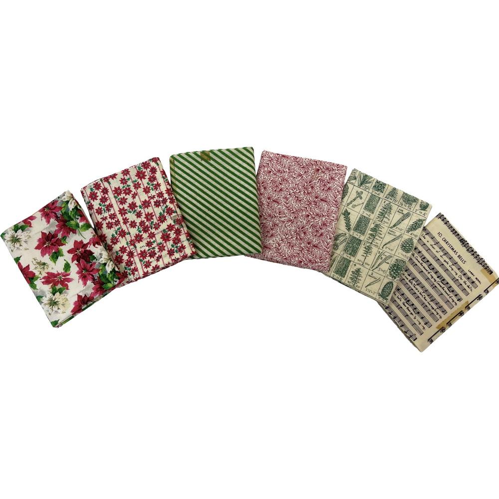 2025 Fabric Palooza Bundle #20 - Holidays Past Fat Quarter Bundle 6 pc