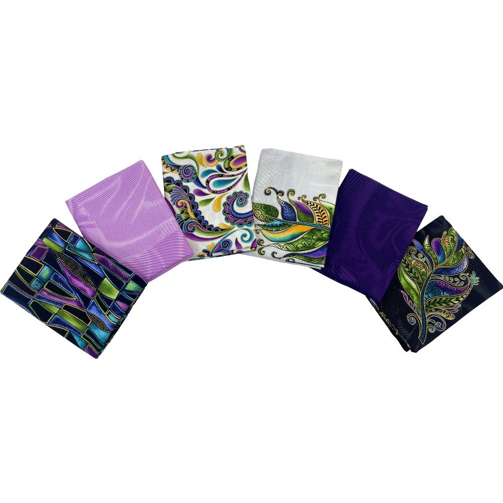 2025 Fabric Palooza Bundle #28 - Luminescent Leaves Fat Quarter Bundle 6 pc