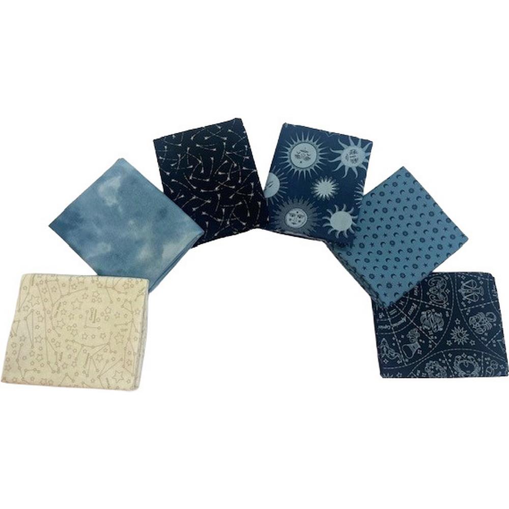 2025 Fabric Palooza Bundle #8 - Starry Sky 2 Fat Quarter Bundle 6 pc
