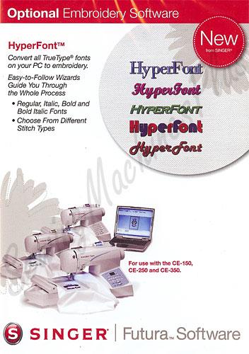 Singer Futura CE-150 FS Software Package w/ Instructional DVD & 3900 Designs
