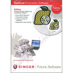 Singer Editing Embroidery Software for Futura CE-150 & CE-250