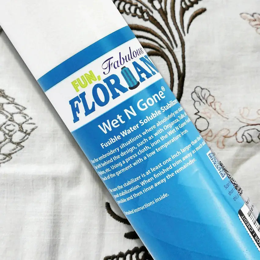 Floriani Wet N' Gone Tacky Water Soluble Stabilizer 15" x 10 yds. (FWGT1510)