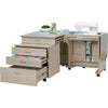 Koala Quilters Vision Cabinet With Caddie - Grey Oak Q-G001